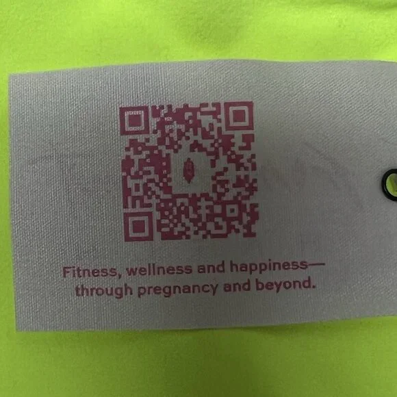 NWT $68 Free People X Hatch Maternity Square Neck Bra Size Medium Neon Yellow - Picture 14 of 15